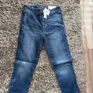 Next Level Apparel Women's Blue Straight Leg Jeans